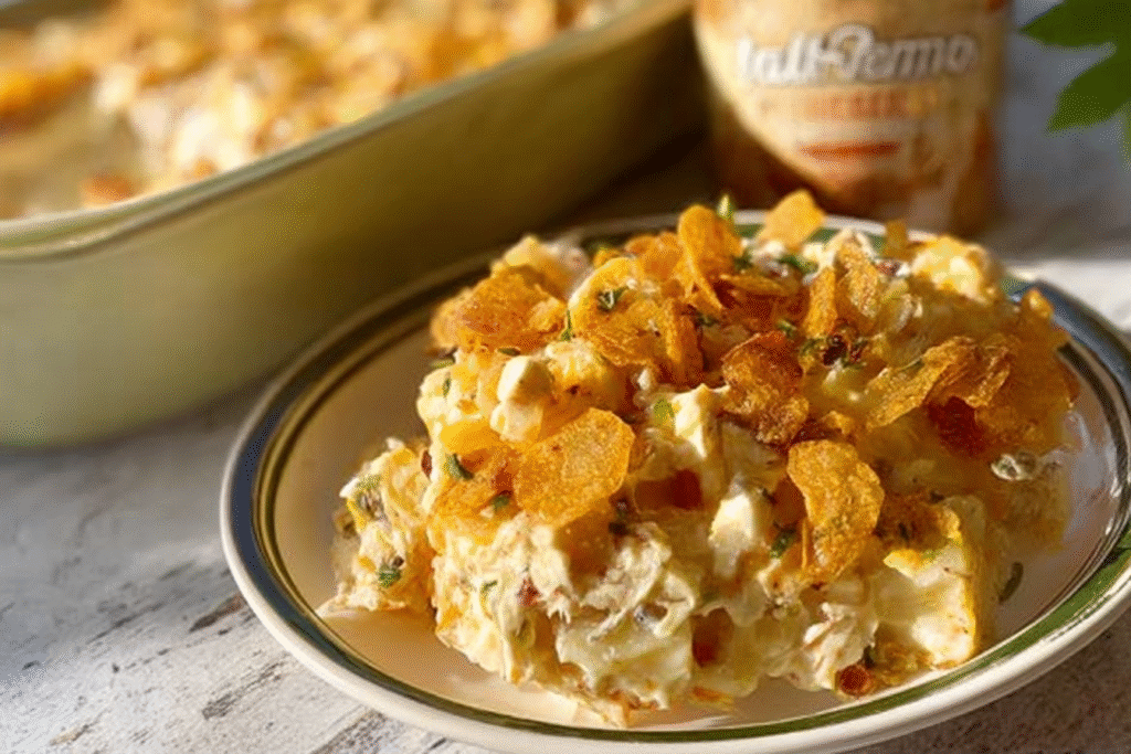 Creamy Palmetto Cheese Potato Casserole