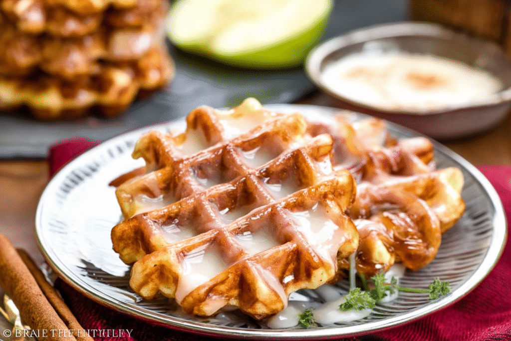 Apple Fritter Waffle Donuts