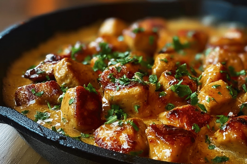 Easy Texas Roadhouse Butter Chicken Skillet
