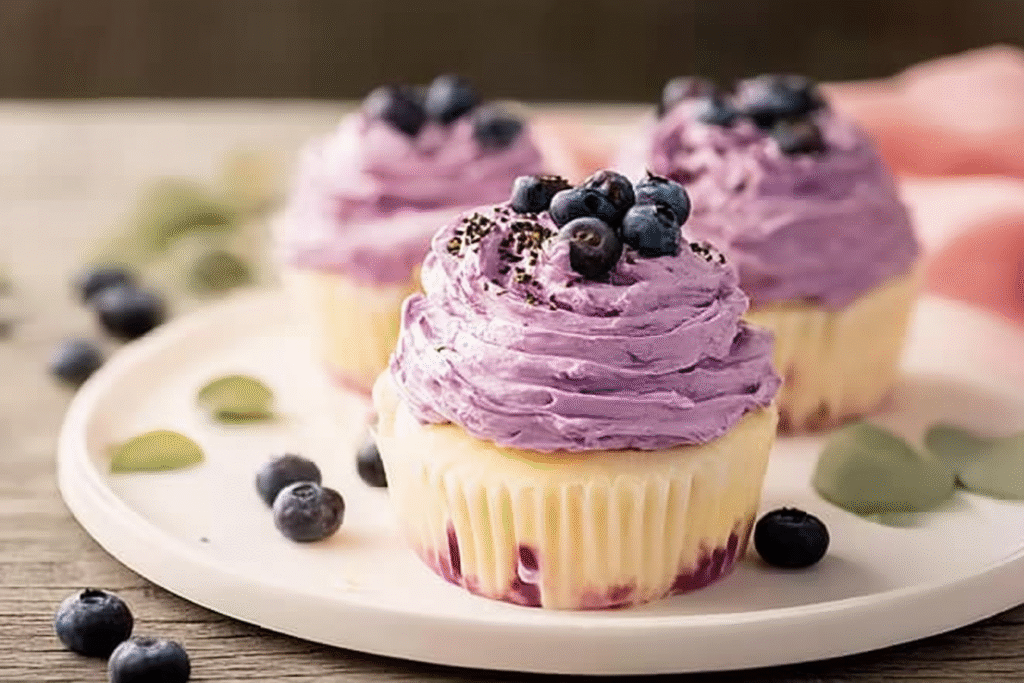 Luscious Blueberry Cream Cheese Frosting
