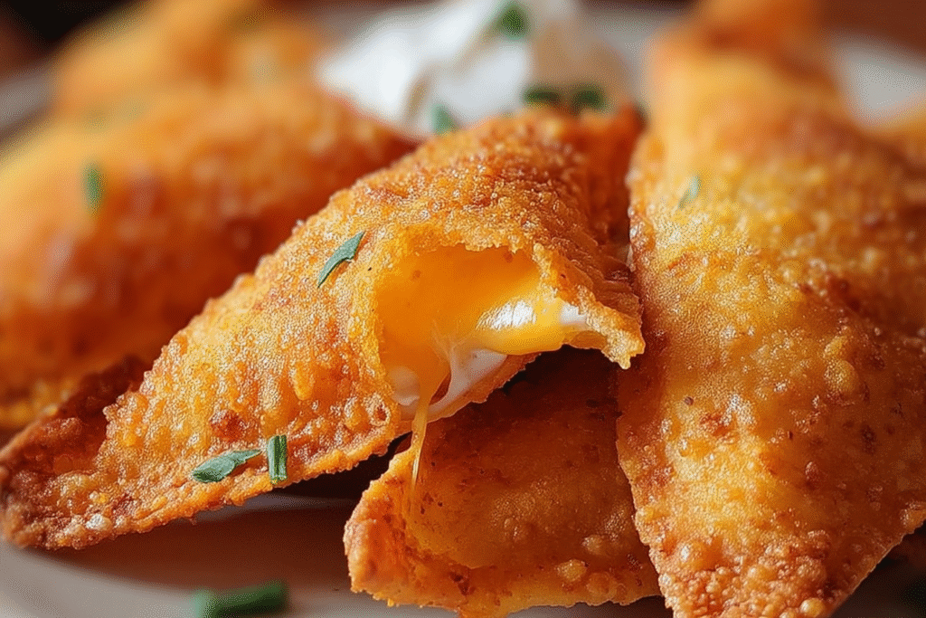 Fried Cheese Stuffed Doritos