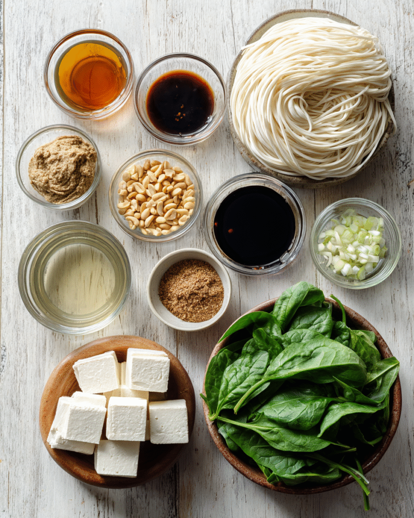 Mixing chili oil sauce for tofu dan dan noodles